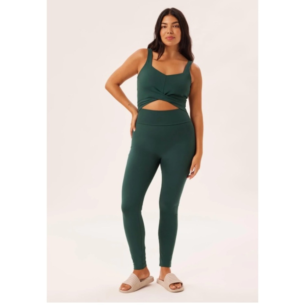 Girlfriend Collective Moss Twist Unitard
